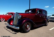 This sexy 1935 Chevy Sedan just happens to be Barry's daily driver.Oh how sweet it is!